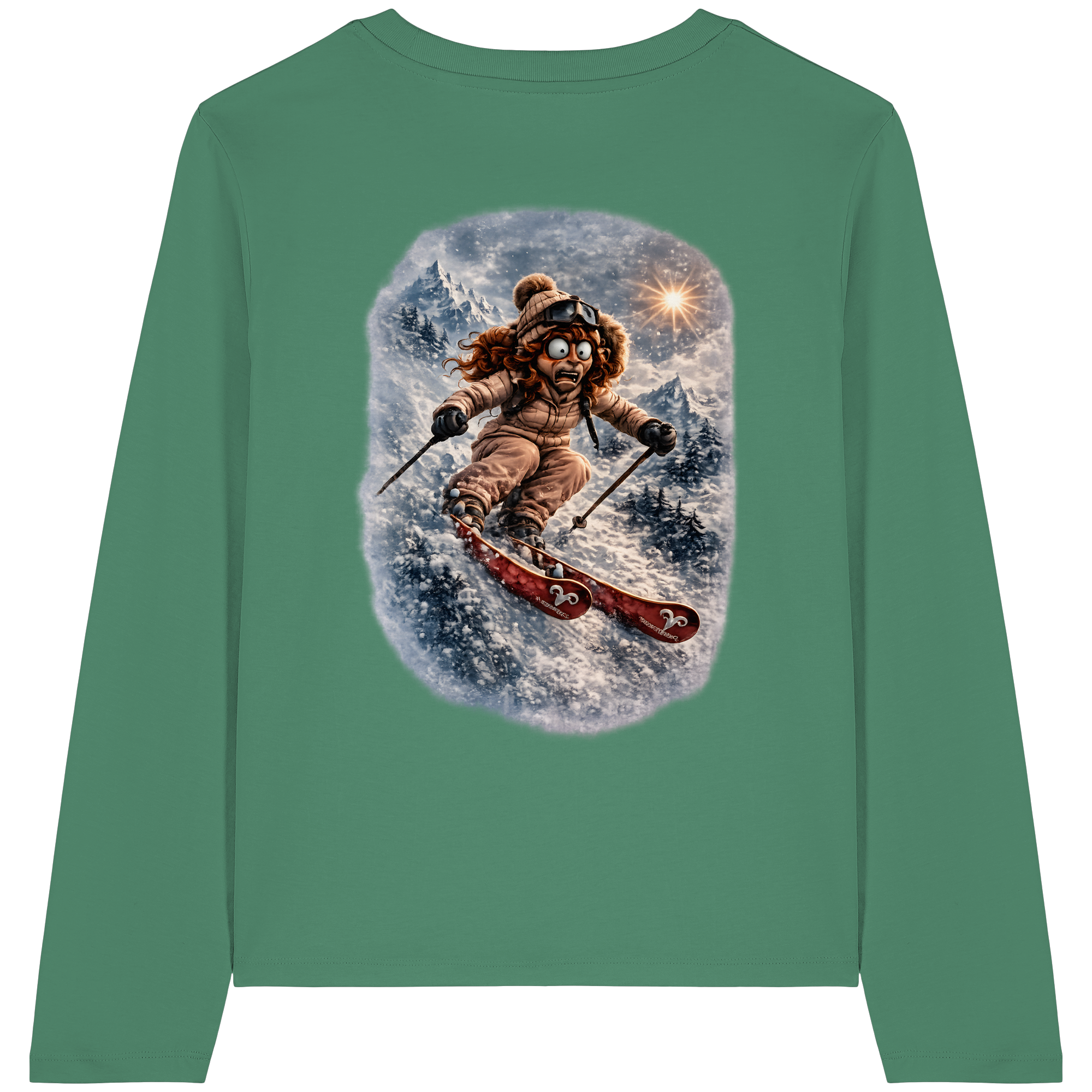 Tiefenblick Ski - Womens Organic Longsleeve T-Shirt