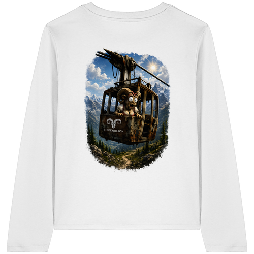 Tiefenblick Gondel Adrenalin Fun - Womens Organic Longsleeve T-Shirt