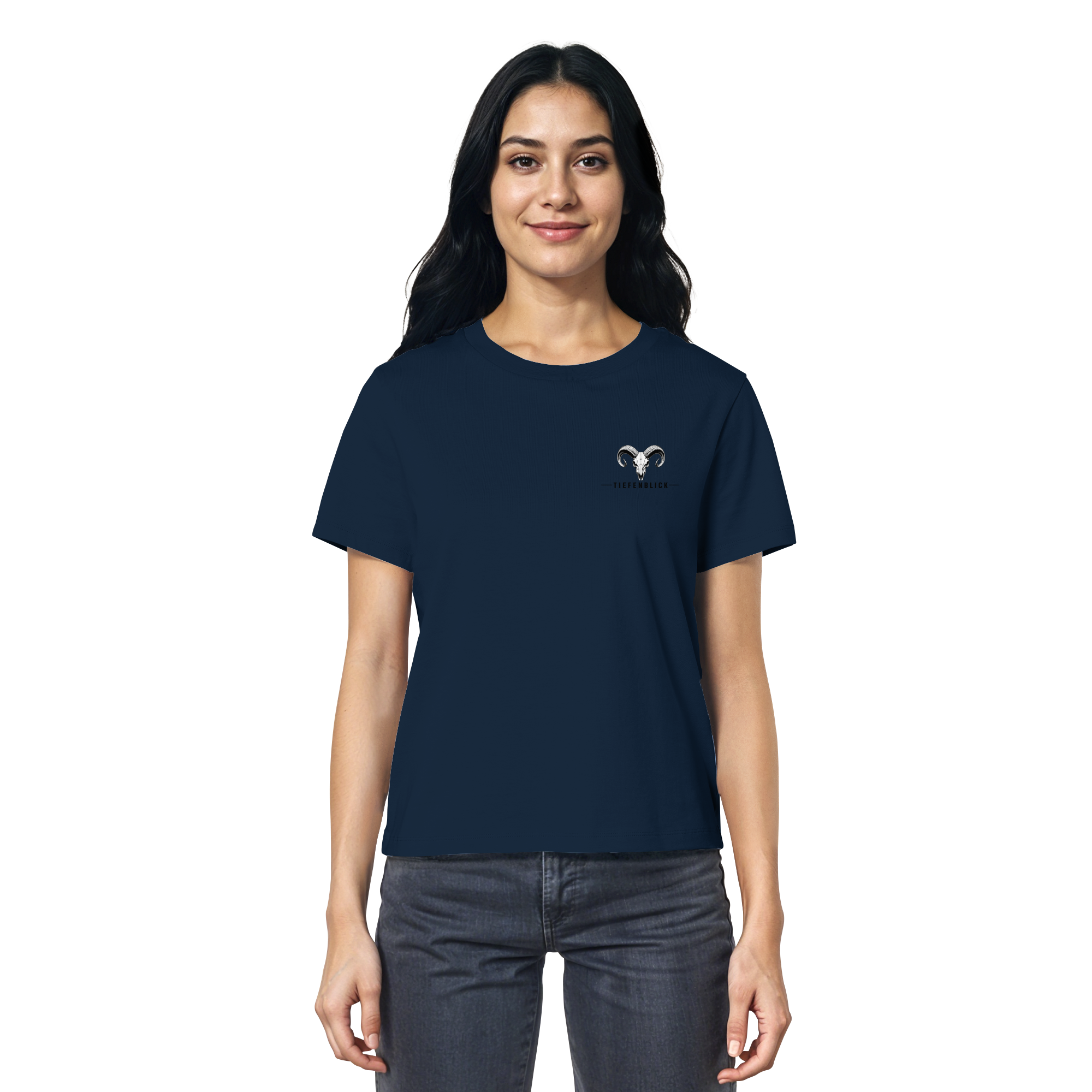 Tiefenblick Wandern Herz - Ladies Organic Shirt