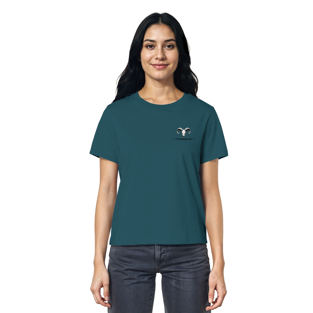 Tiefenblick Wandern Herz - Ladies Organic Shirt