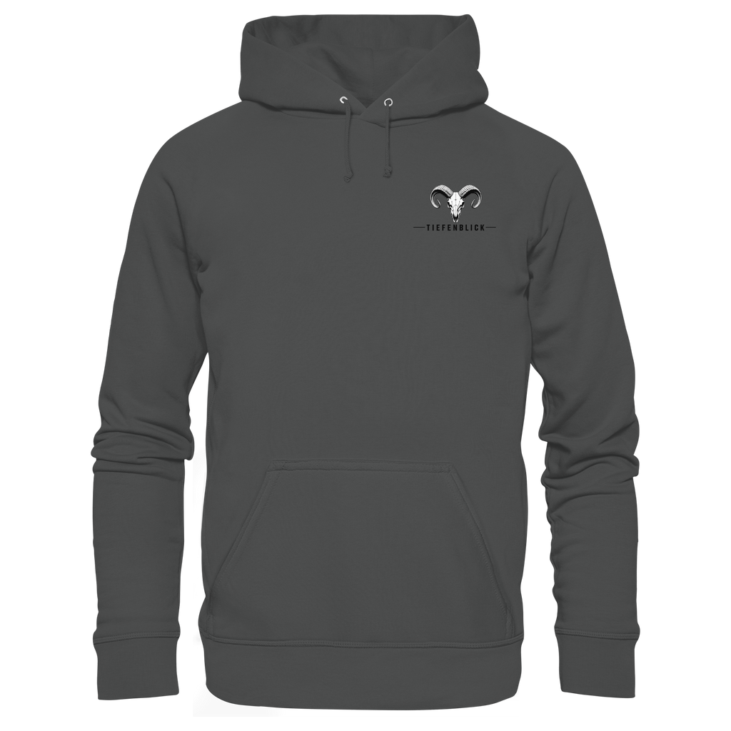 Tiefenblick Wandern Herz - Organic Basic Hoodie