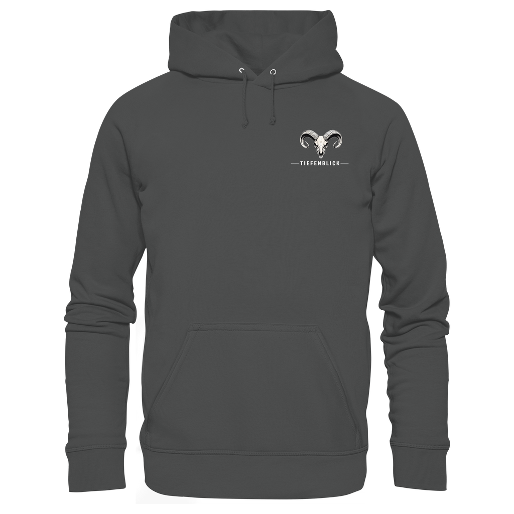 Tiefenblick Downhill - Organic Basic Hoodie