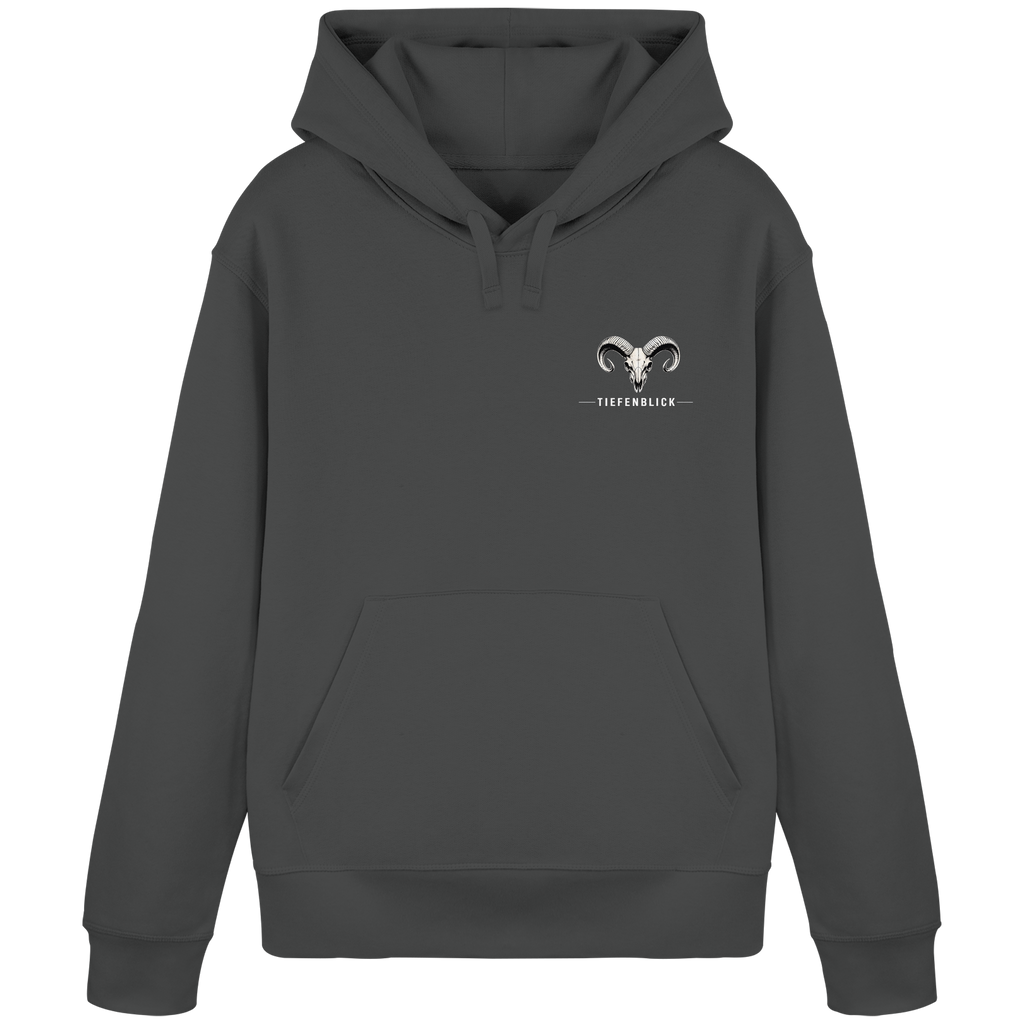 Tiefenblick Snowboarden Halfpipe - Organic Basic Hoodie