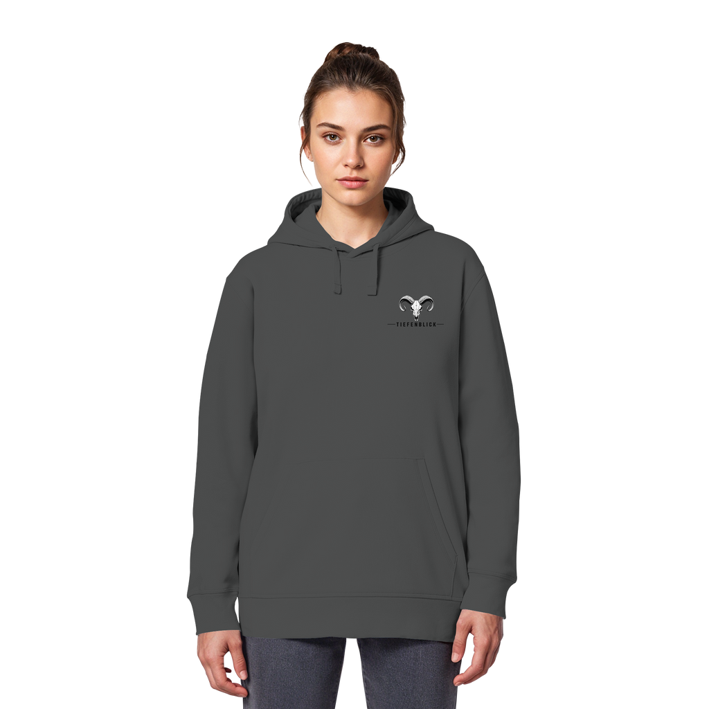 Tiefenblick Wandern Herz - Organic Basic Hoodie