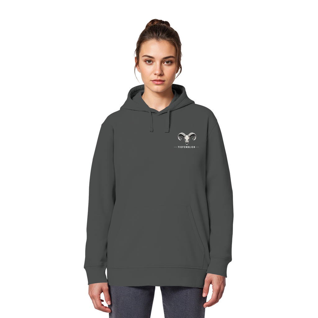 Tiefenblick Downhill - Organic Basic Hoodie