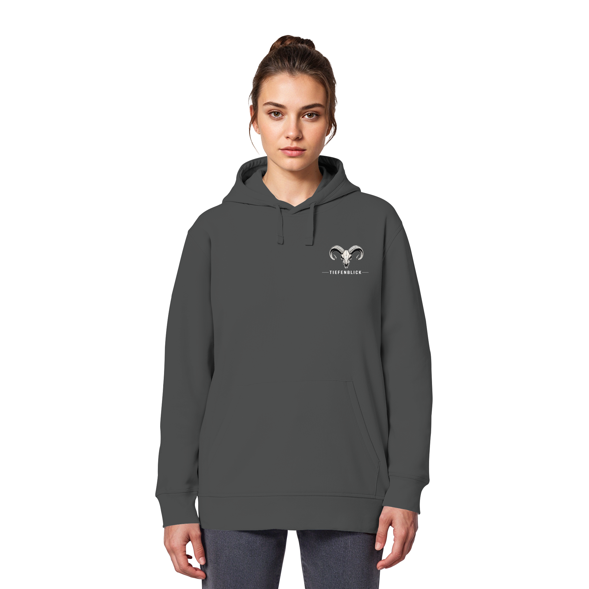 Tiefenblick Downhill - Organic Basic Hoodie