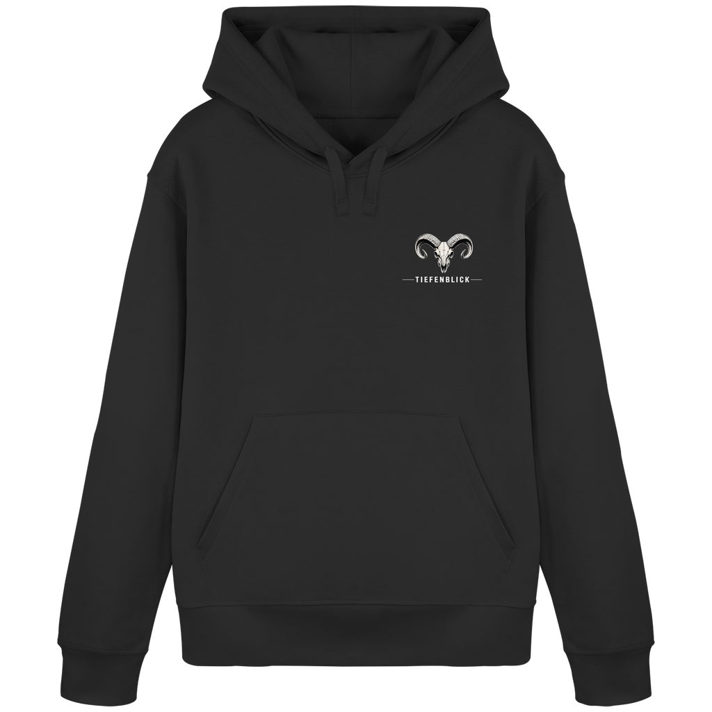 Tiefenblick Snowboarden Halfpipe - Organic Basic Hoodie