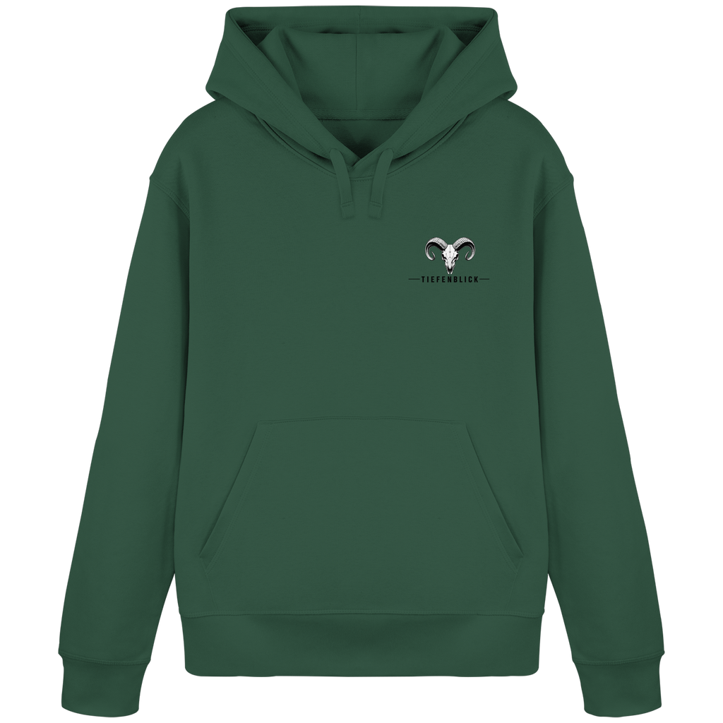 Tiefenblick Wandern Herz - Organic Basic Hoodie