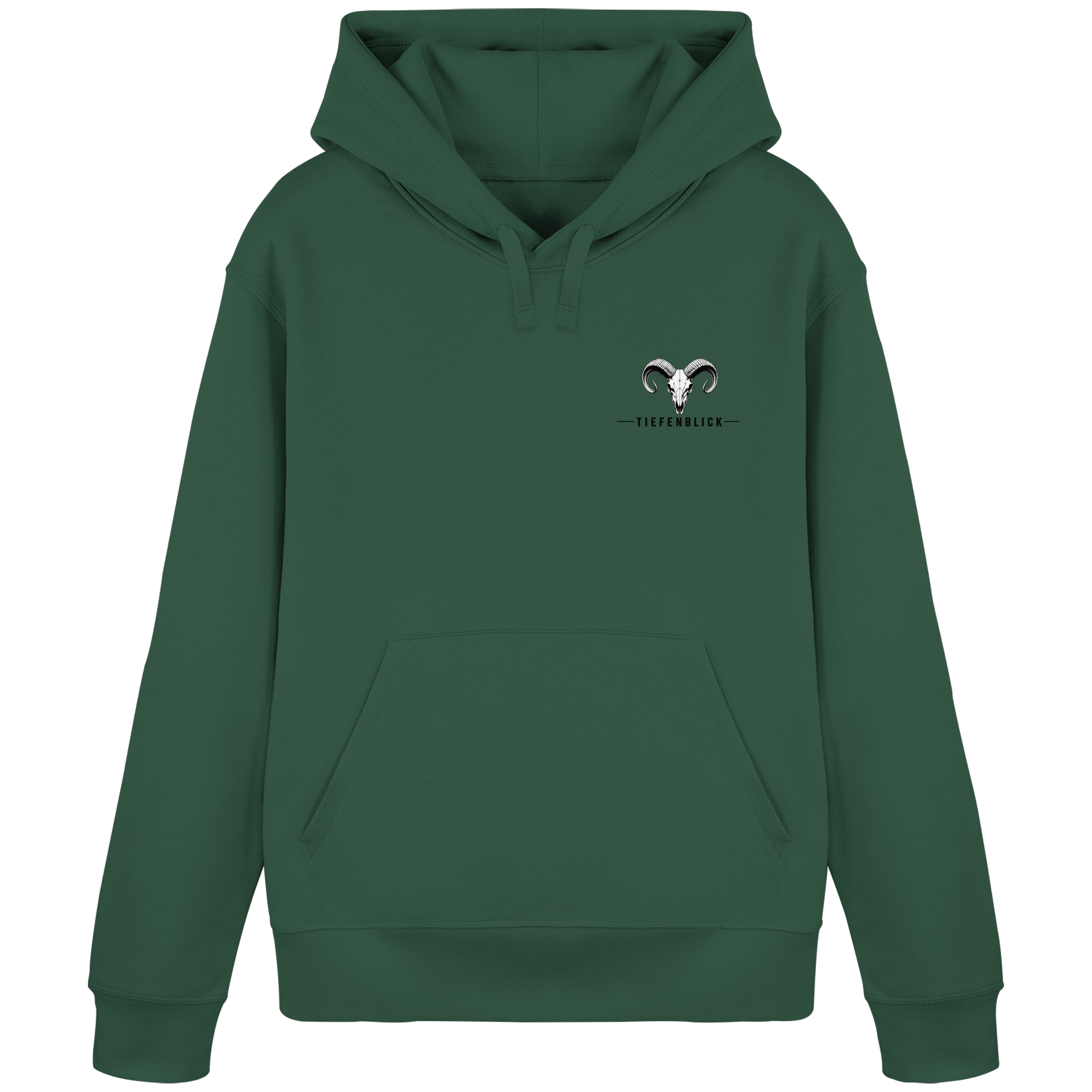Tiefenblick Wandern Herz - Organic Basic Hoodie