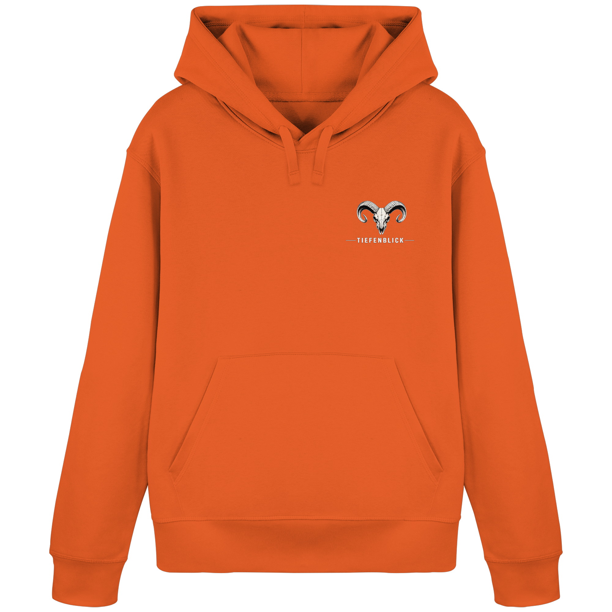 Tiefenblick Snowboarden Halfpipe - Organic Basic Hoodie