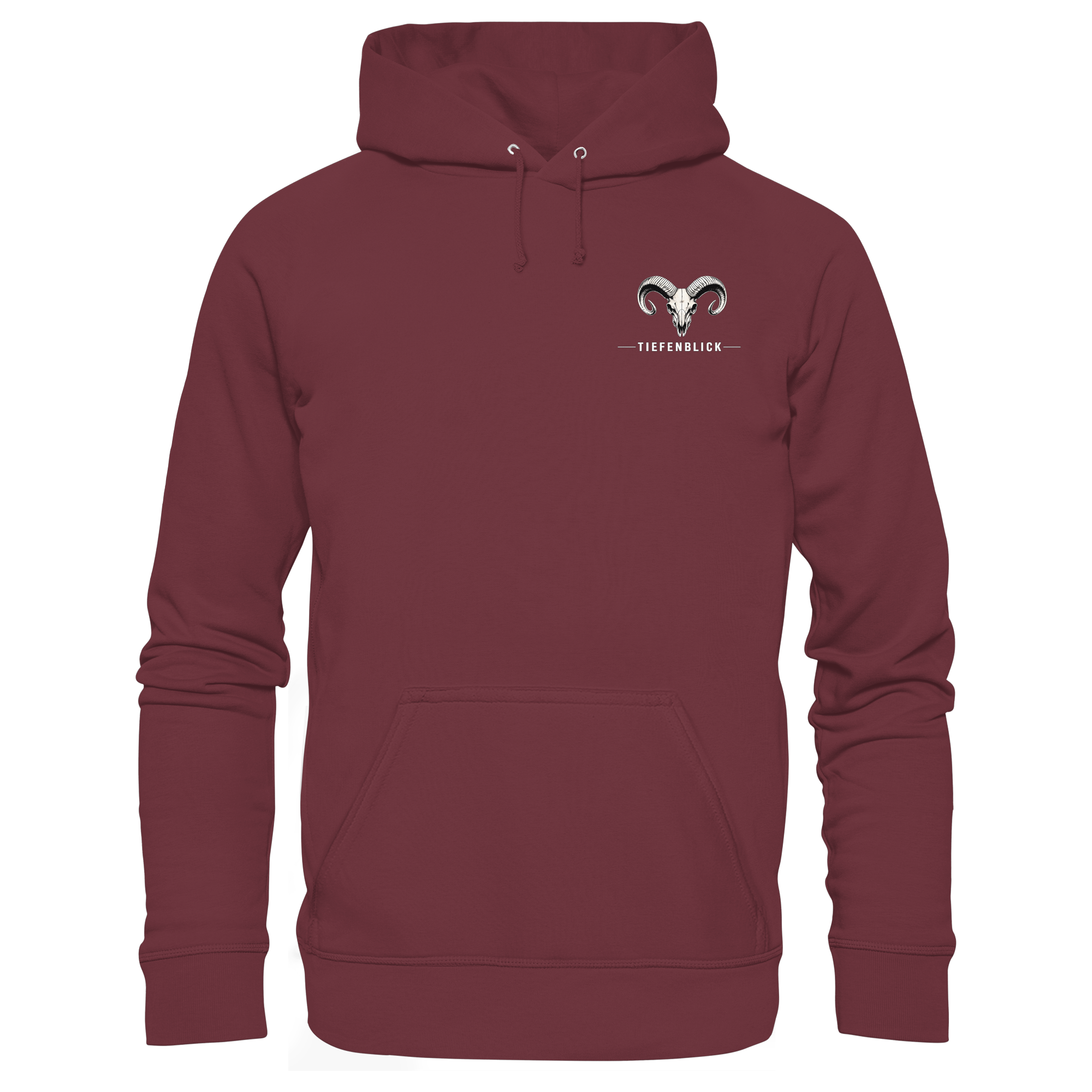 Tiefenblick Downhill - Organic Basic Hoodie