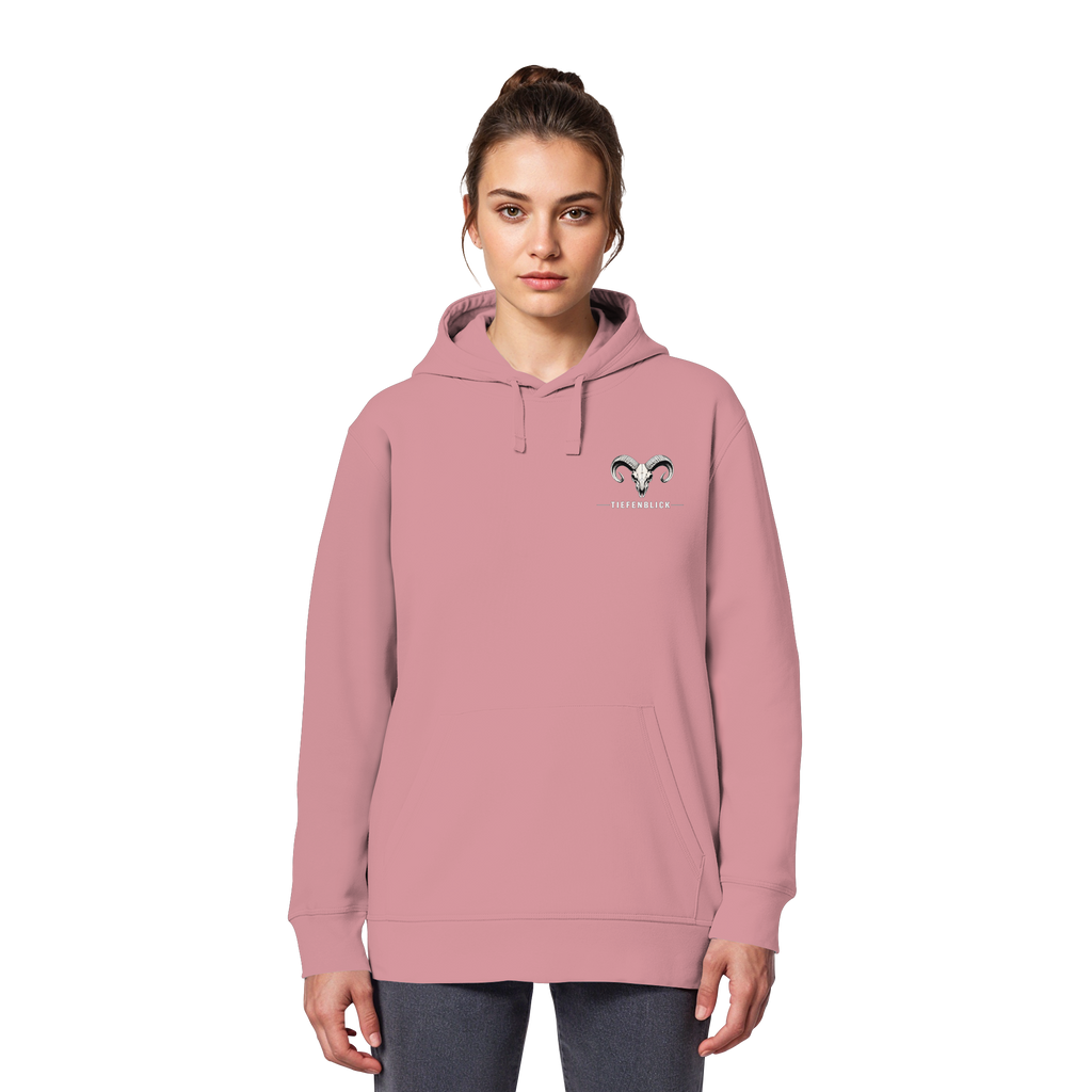 Tiefenblick Downhill - Organic Basic Hoodie