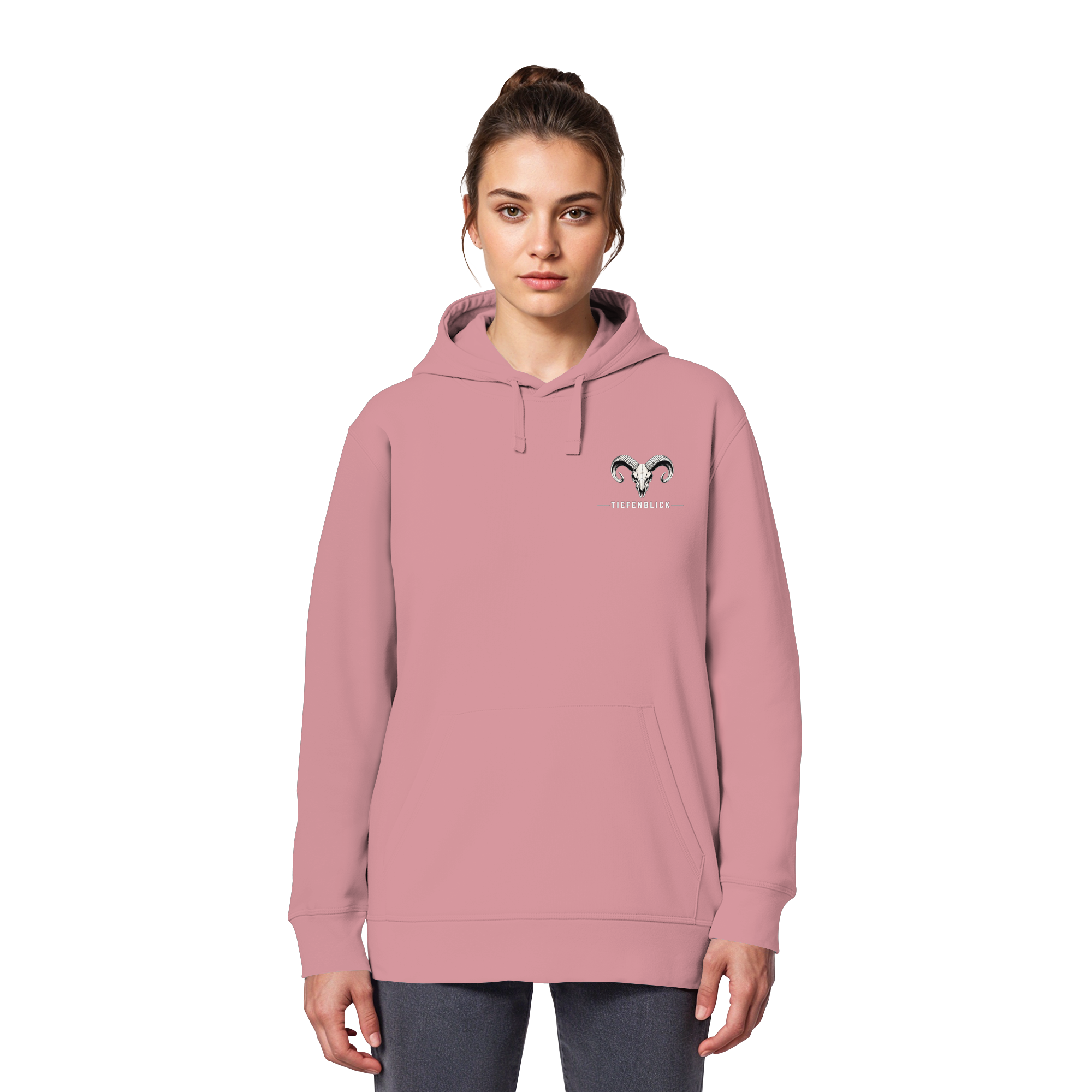 Tiefenblick Downhill - Organic Basic Hoodie