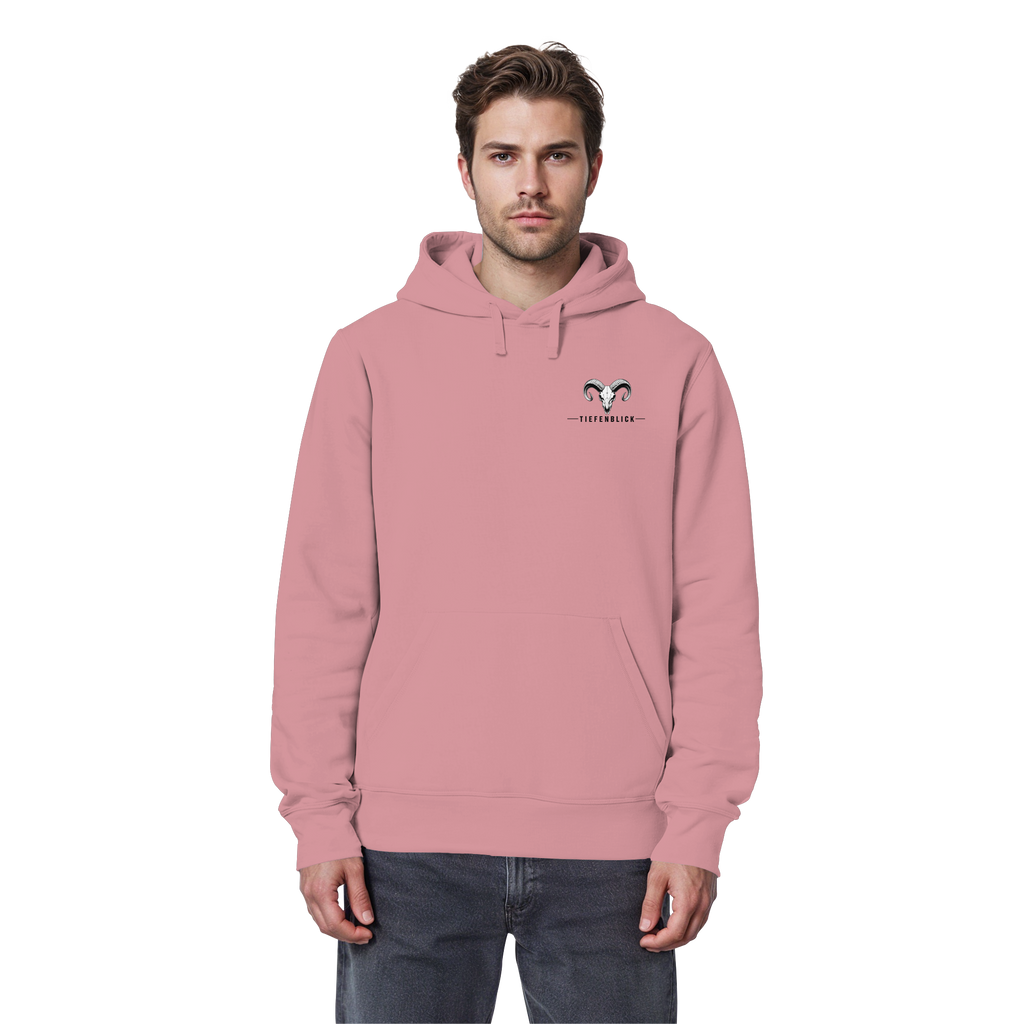 Tiefenblick Wandern Herz - Organic Basic Hoodie