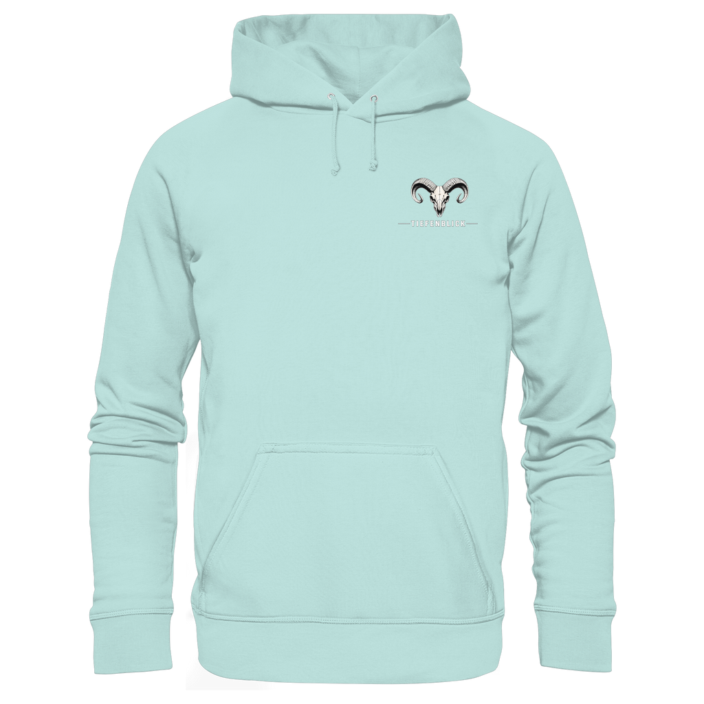 Tiefenblick Downhill - Organic Basic Hoodie