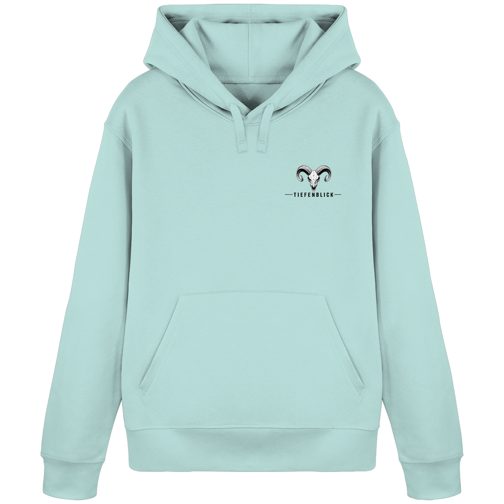 Tiefenblick Wandern Herz - Organic Basic Hoodie