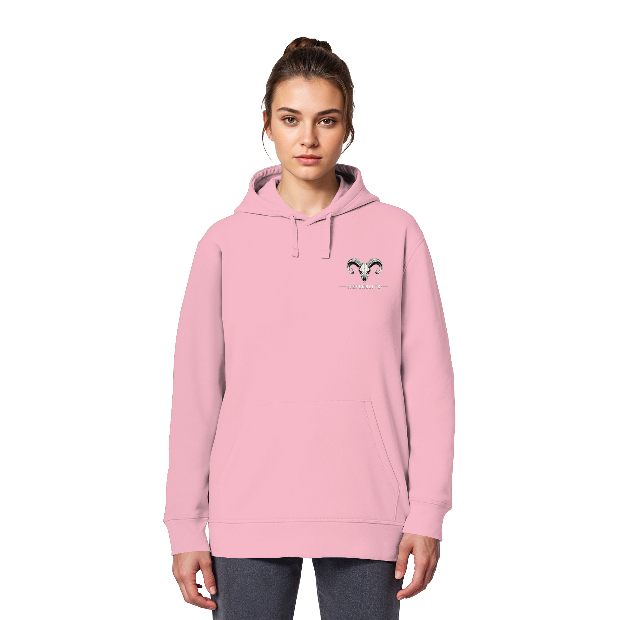 Tiefenblick Downhill - Organic Basic Hoodie