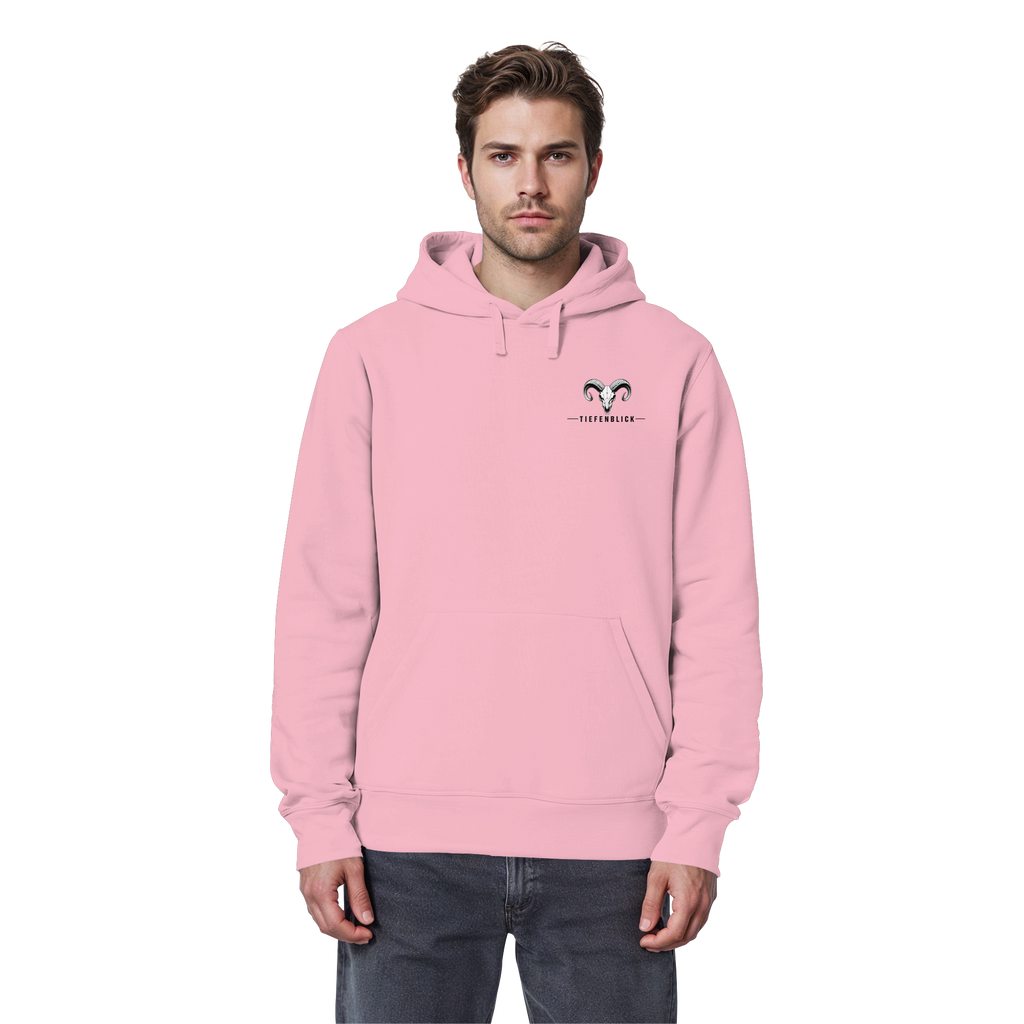 Tiefenblick Wandern Herz - Organic Basic Hoodie