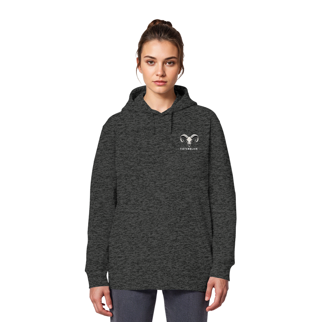 Tiefenblick Downhill - Organic Basic Hoodie