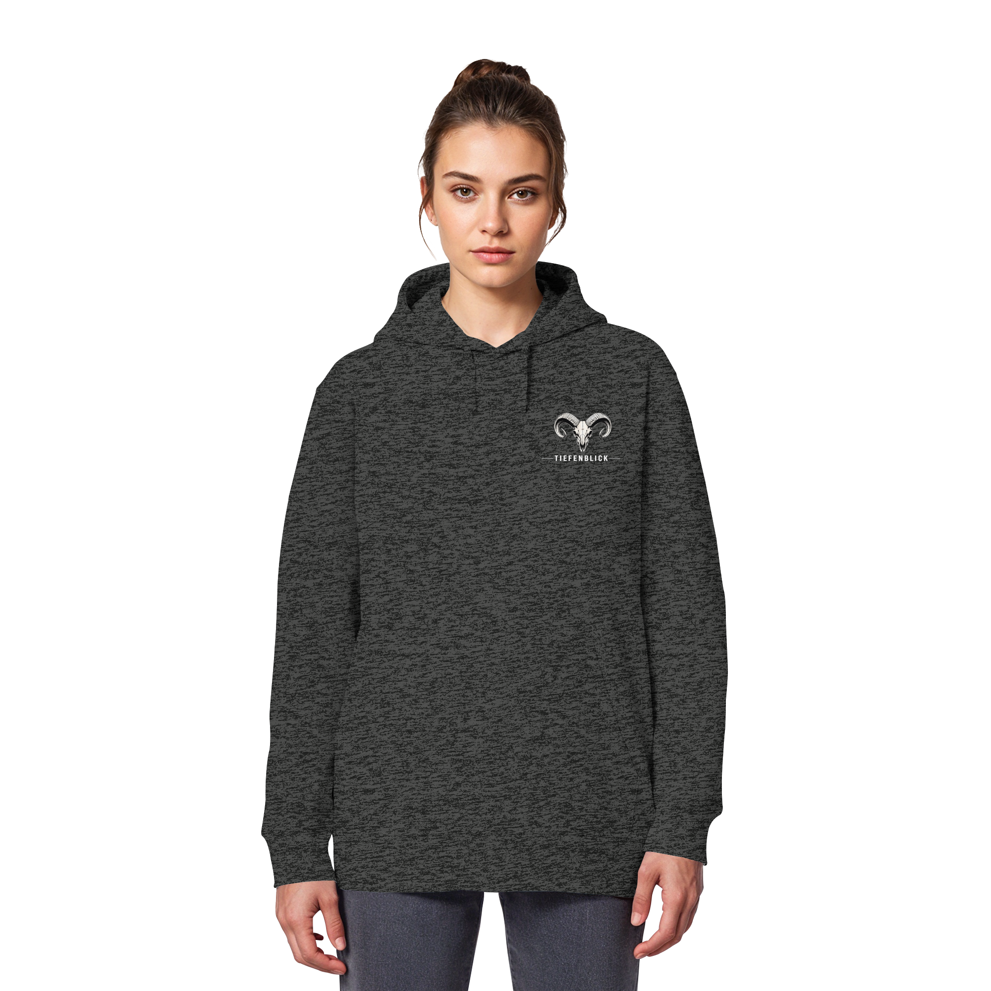 Tiefenblick Downhill - Organic Basic Hoodie