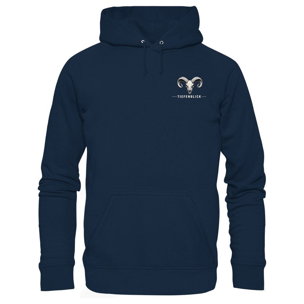 Tiefenblick Downhill - Organic Basic Hoodie