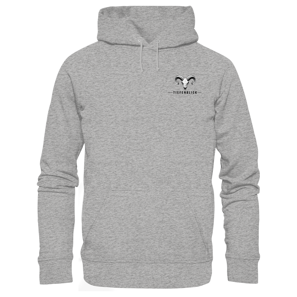 Tiefenblick Wandern Herz - Organic Basic Hoodie