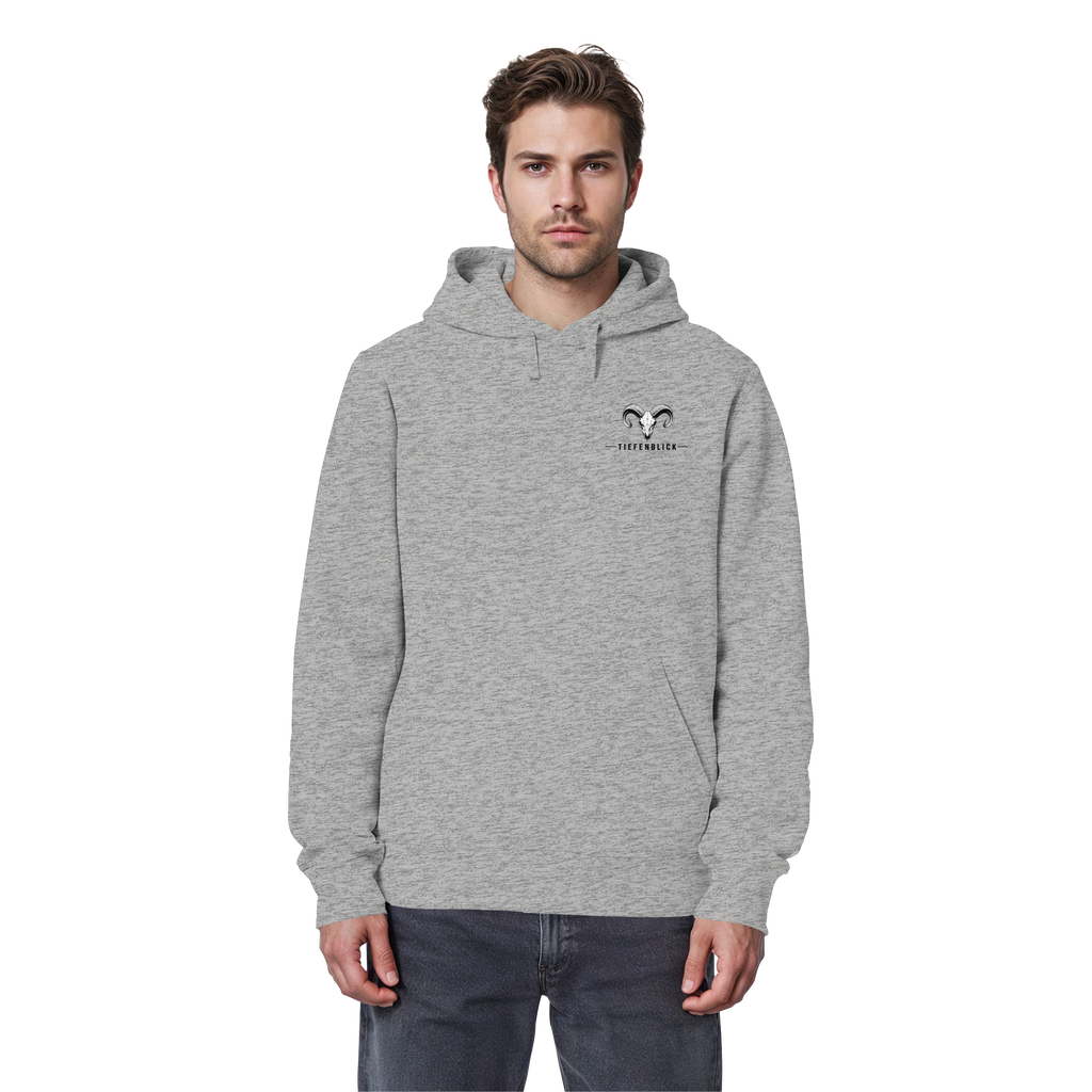 Tiefenblick Wandern Herz - Organic Basic Hoodie