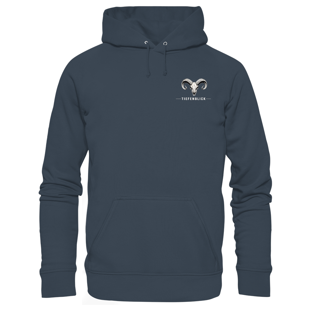 Tiefenblick Downhill - Organic Basic Hoodie