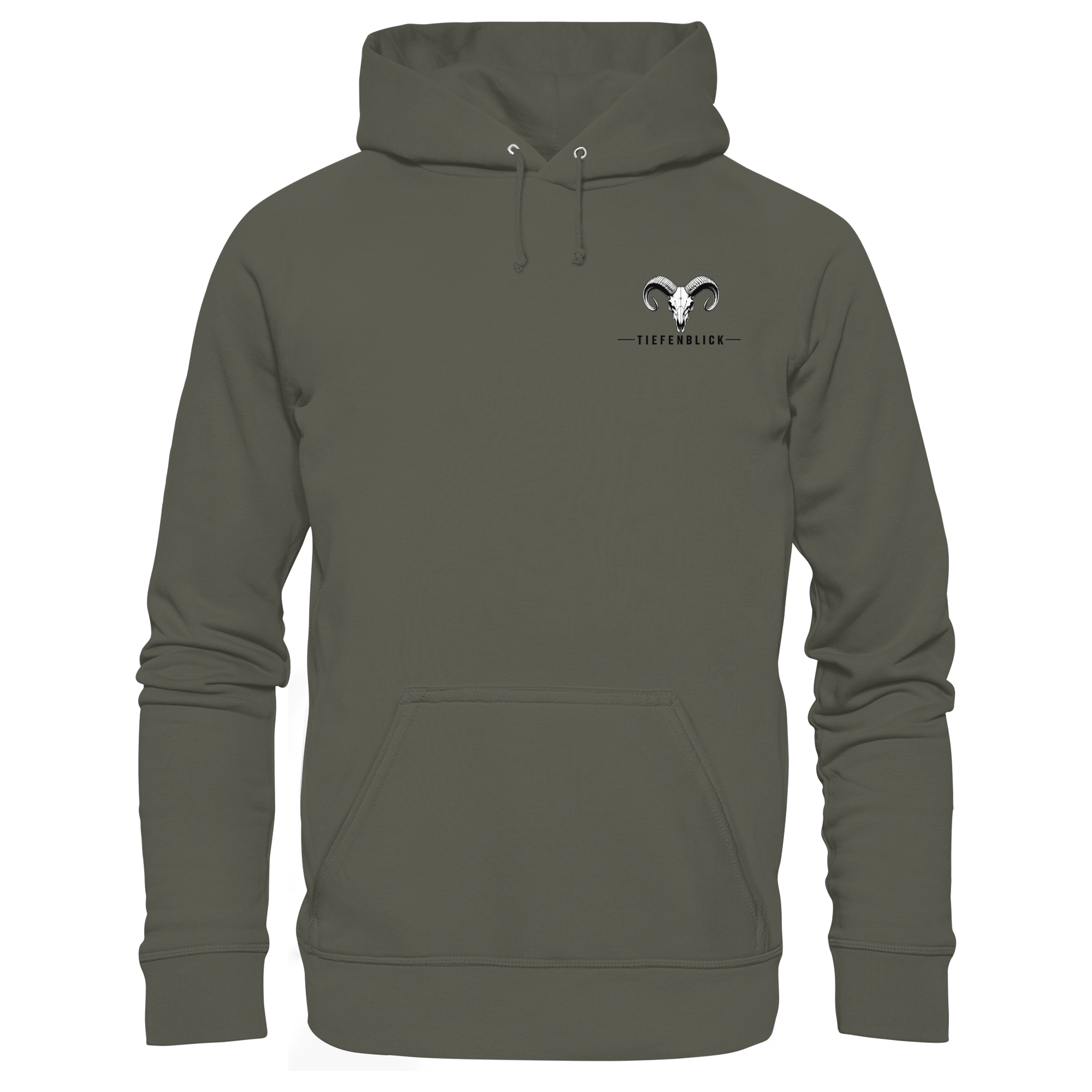 Tiefenblick Wandern Herz - Organic Basic Hoodie