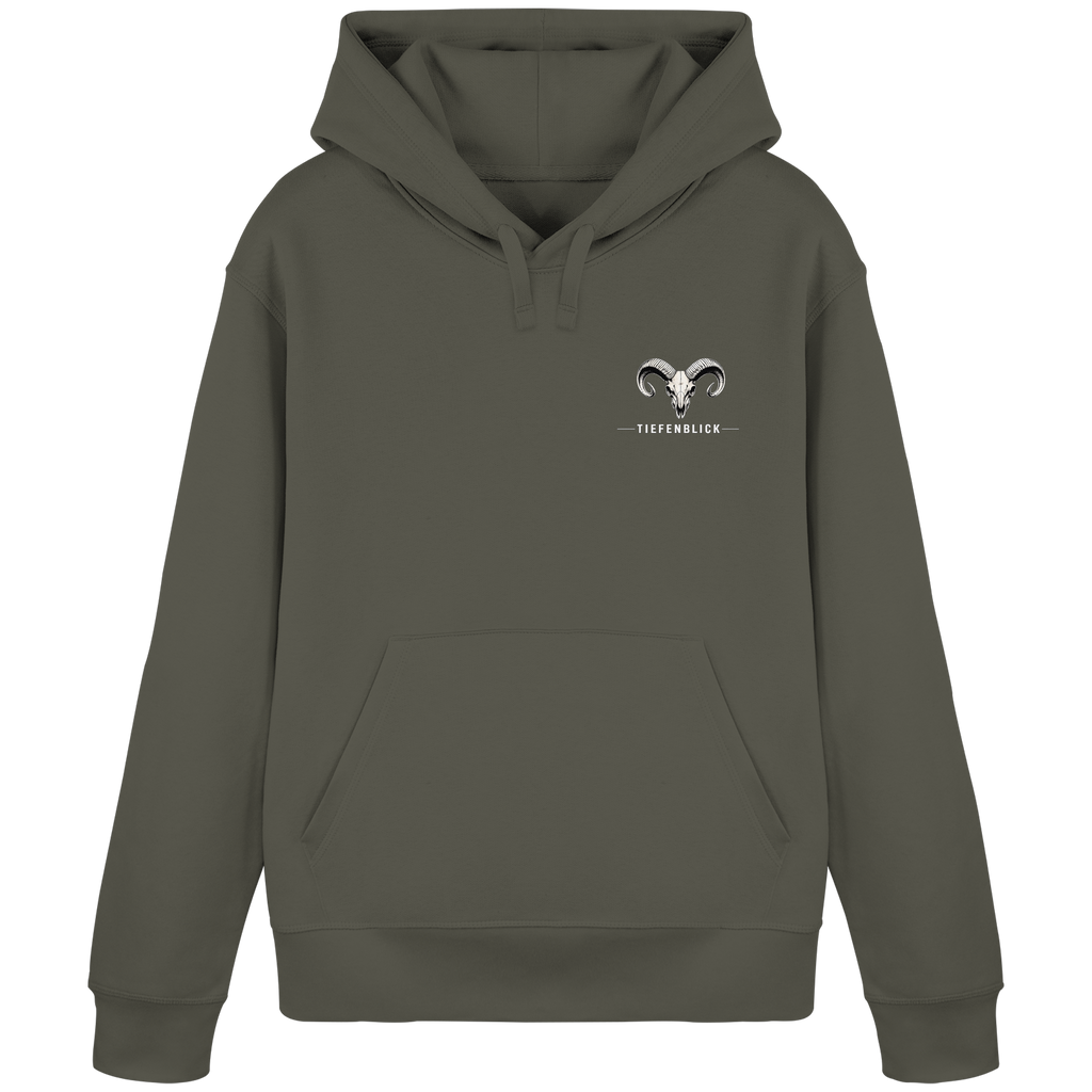 Tiefenblick Downhill - Organic Basic Hoodie