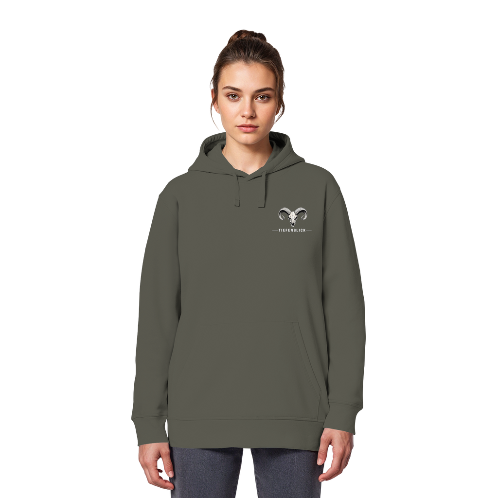 Tiefenblick Downhill - Organic Basic Hoodie