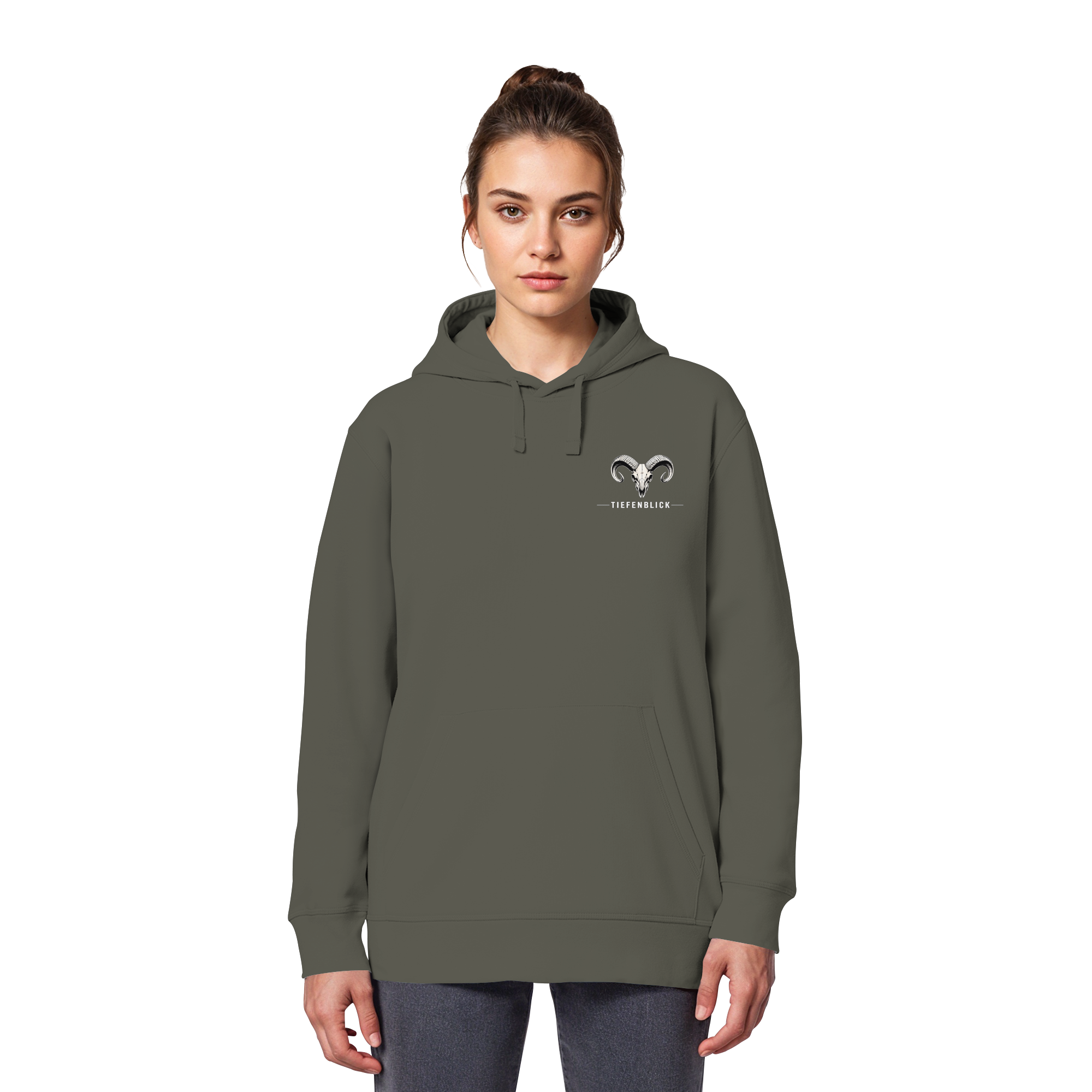 Tiefenblick Downhill - Organic Basic Hoodie