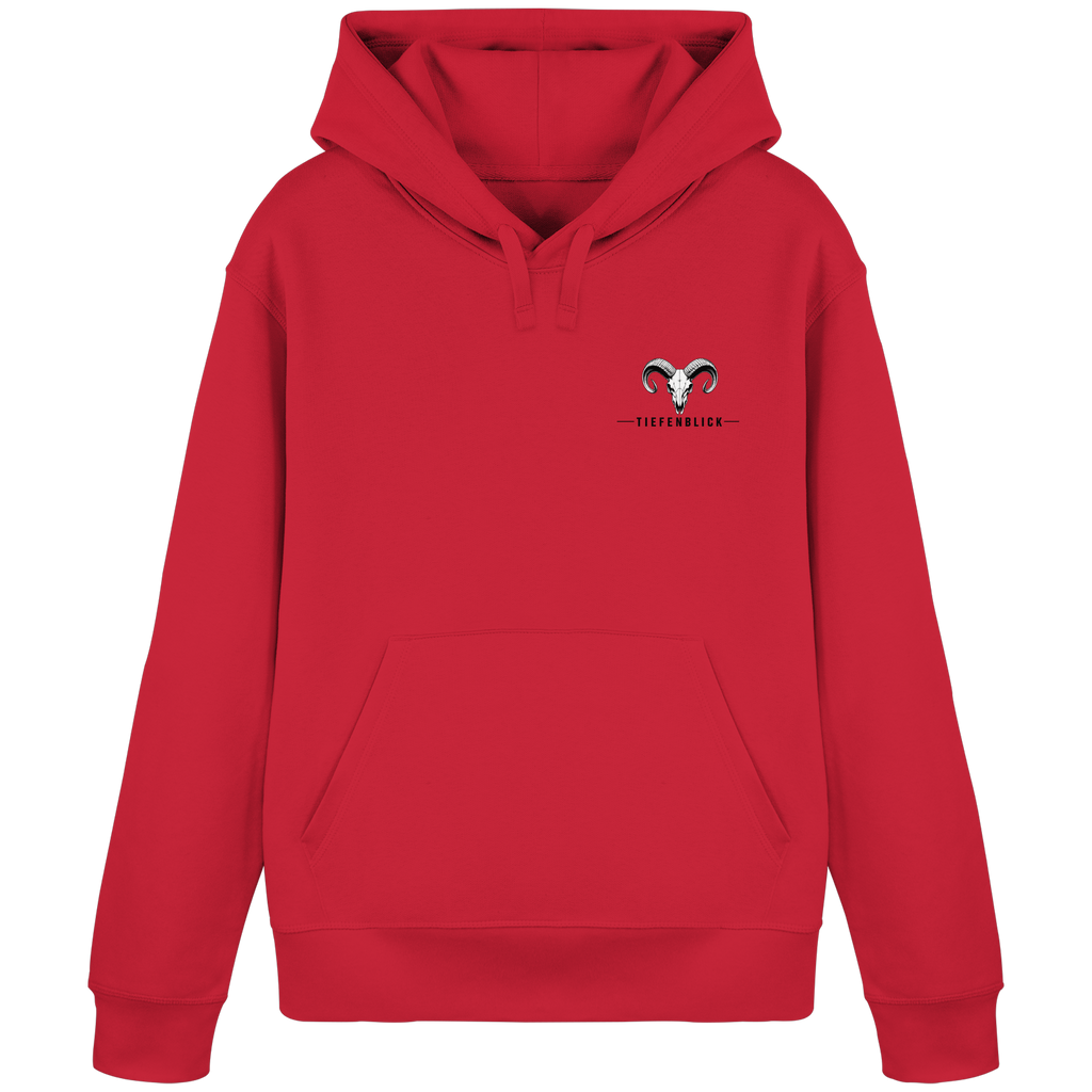 Tiefenblick Wandern Herz - Organic Basic Hoodie