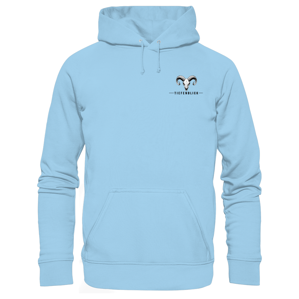 Tiefenblick Wandern Herz - Organic Basic Hoodie