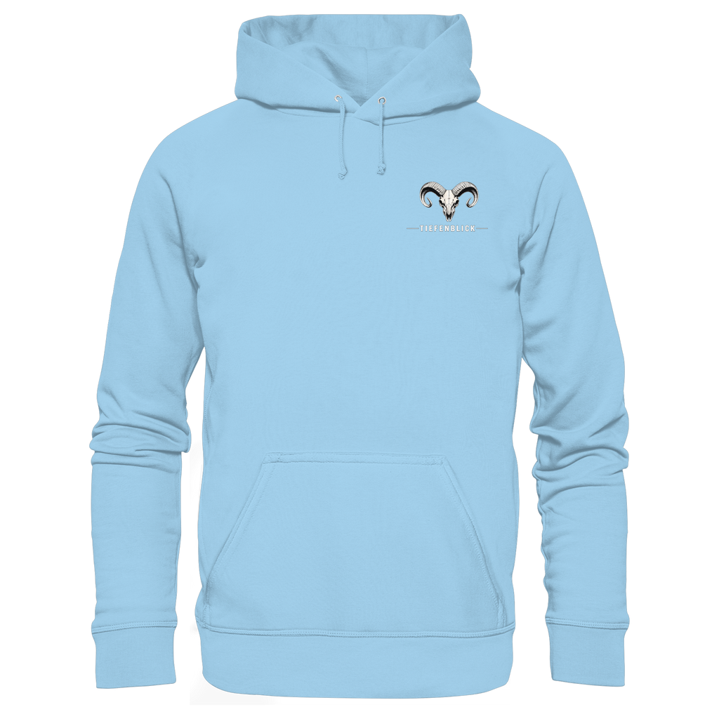 Tiefenblick Downhill - Organic Basic Hoodie