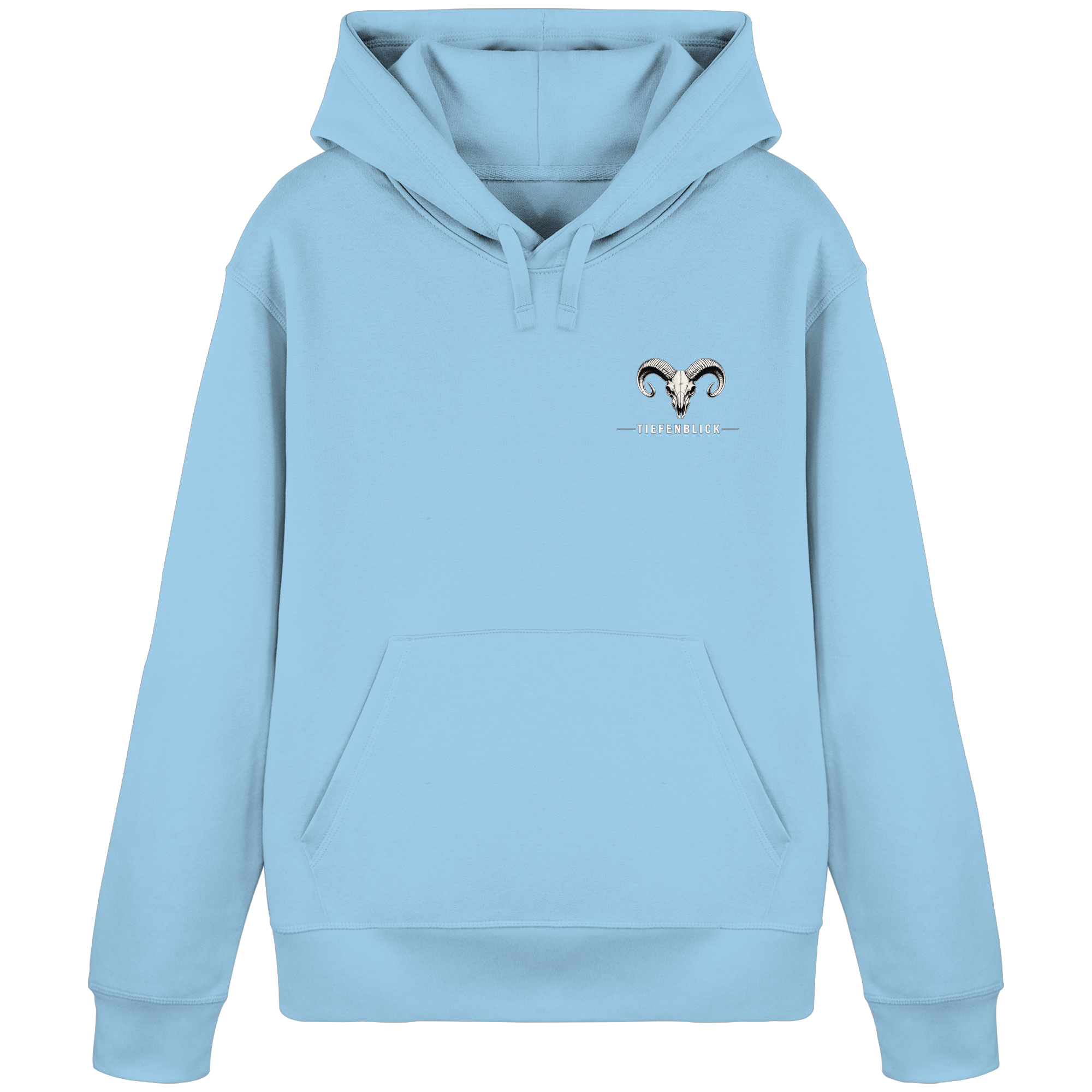 Tiefenblick Snowboarden Halfpipe - Organic Basic Hoodie