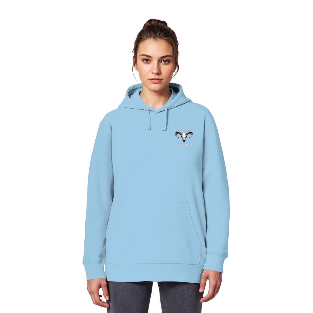 Tiefenblick Downhill - Organic Basic Hoodie