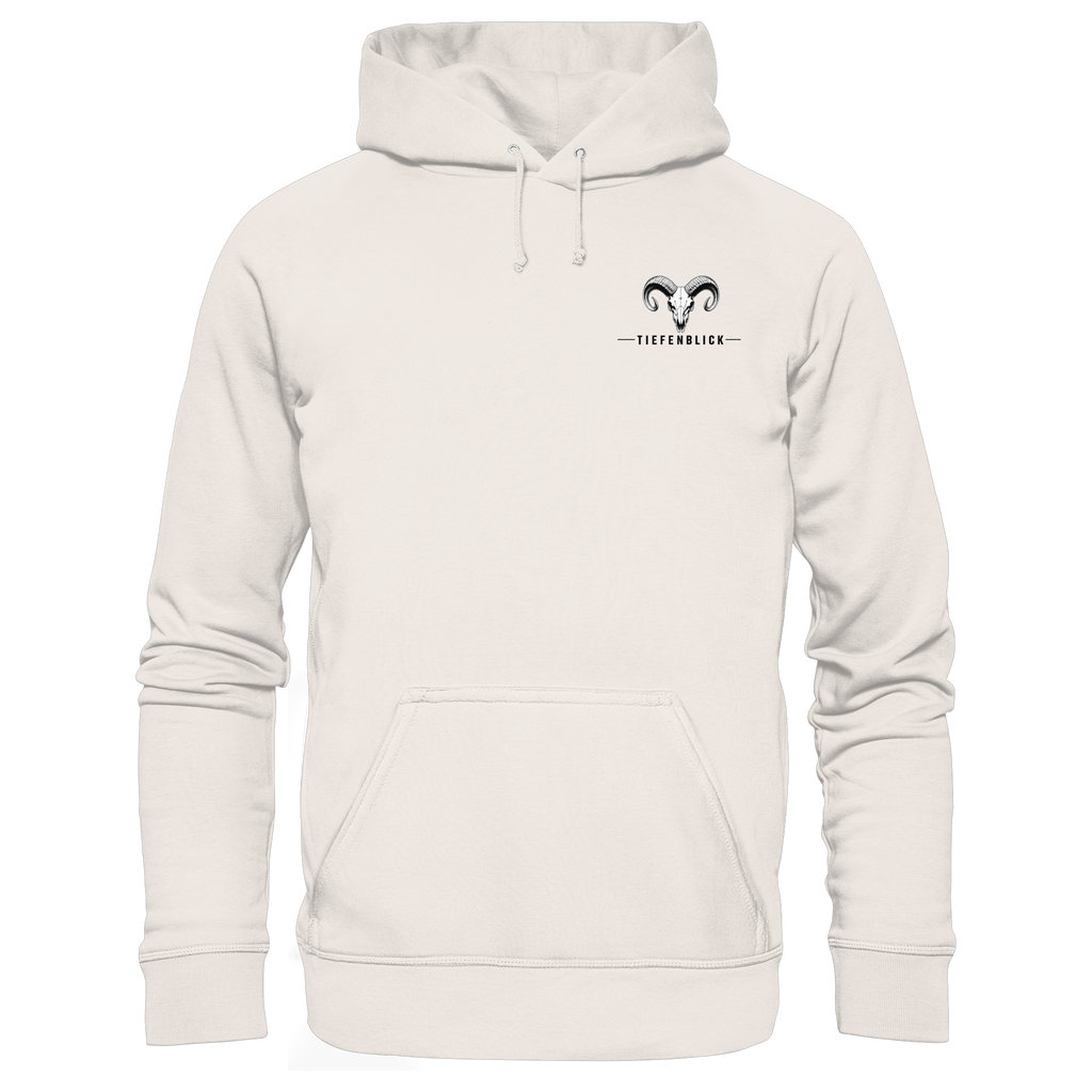 Tiefenblick Wandern Herz - Organic Basic Hoodie