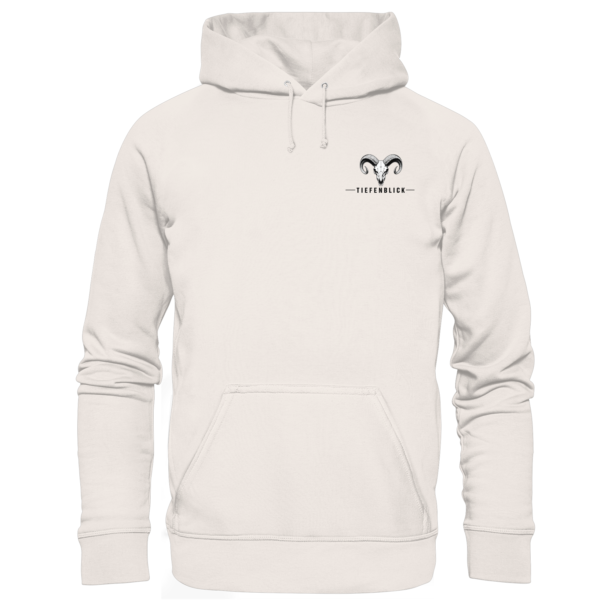 Tiefenblick Wandern Herz - Organic Basic Hoodie