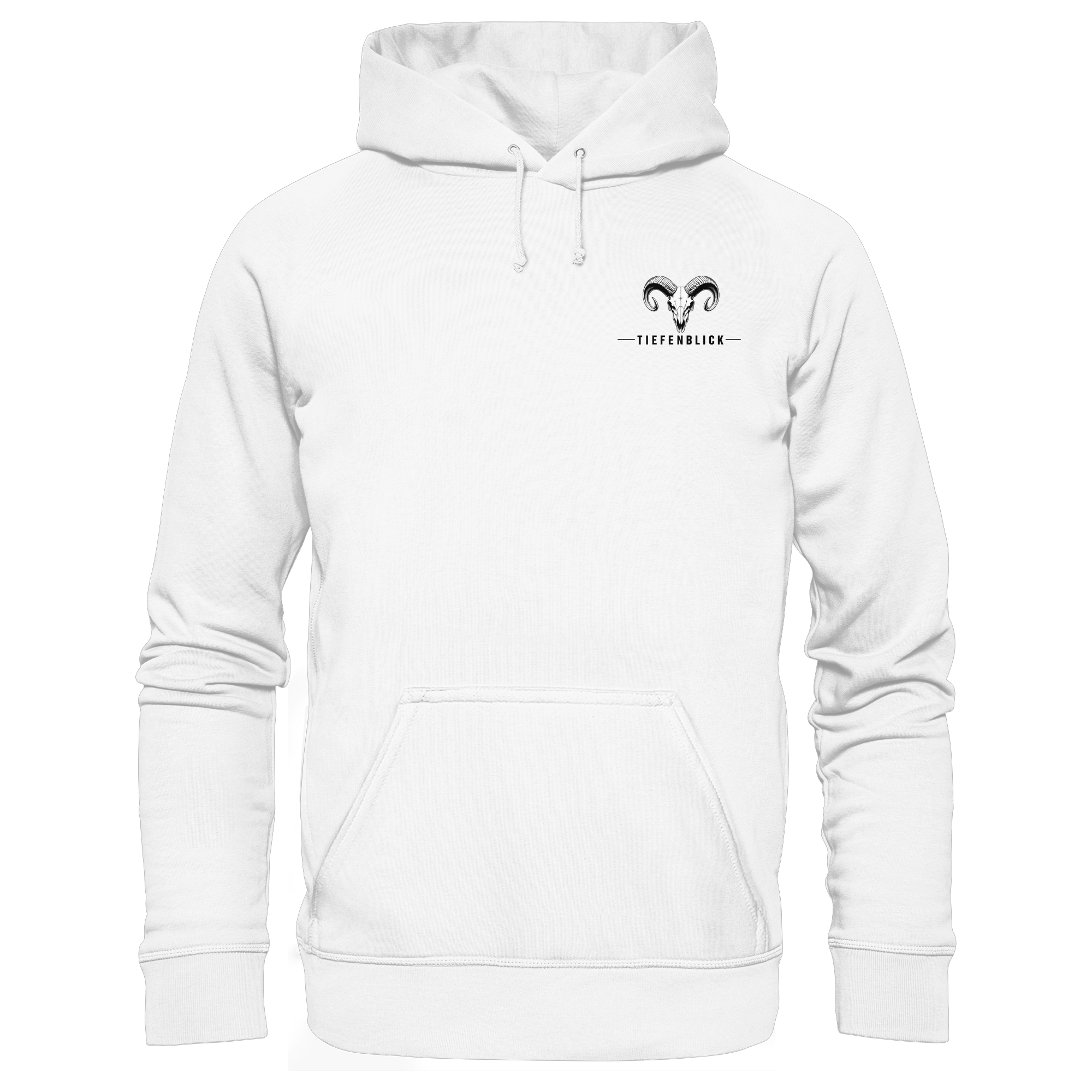 Tiefenblick Wandern Herz - Organic Basic Hoodie