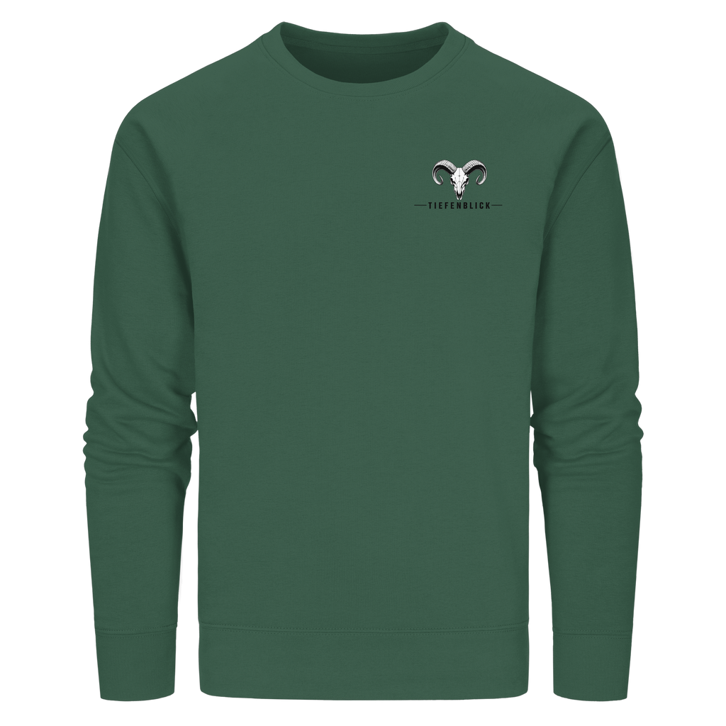 Tiefenblick Wandern Herz - Organic Basic Unisex Sweatshirt