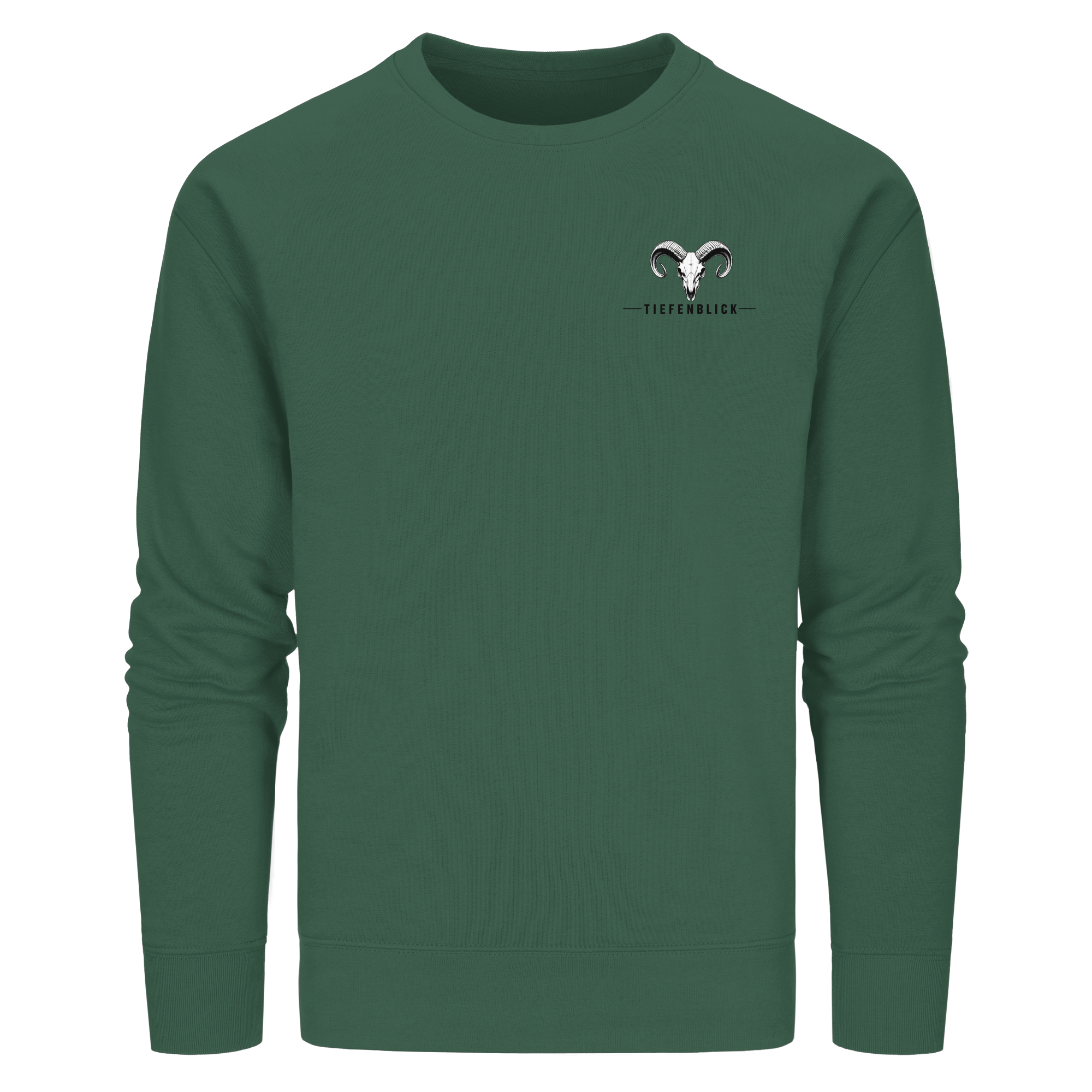 Tiefenblick Wandern Herz - Organic Basic Unisex Sweatshirt