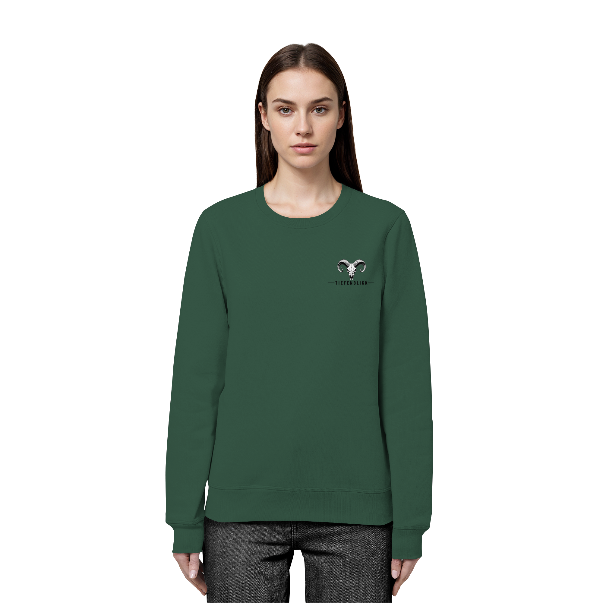 Tiefenblick Wandern Herz - Organic Basic Unisex Sweatshirt