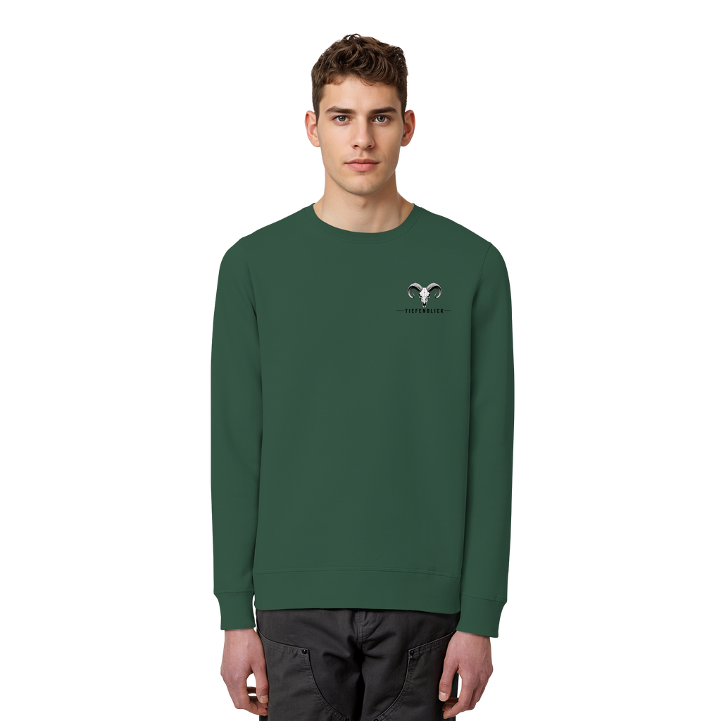 Tiefenblick Wandern Herz - Organic Basic Unisex Sweatshirt