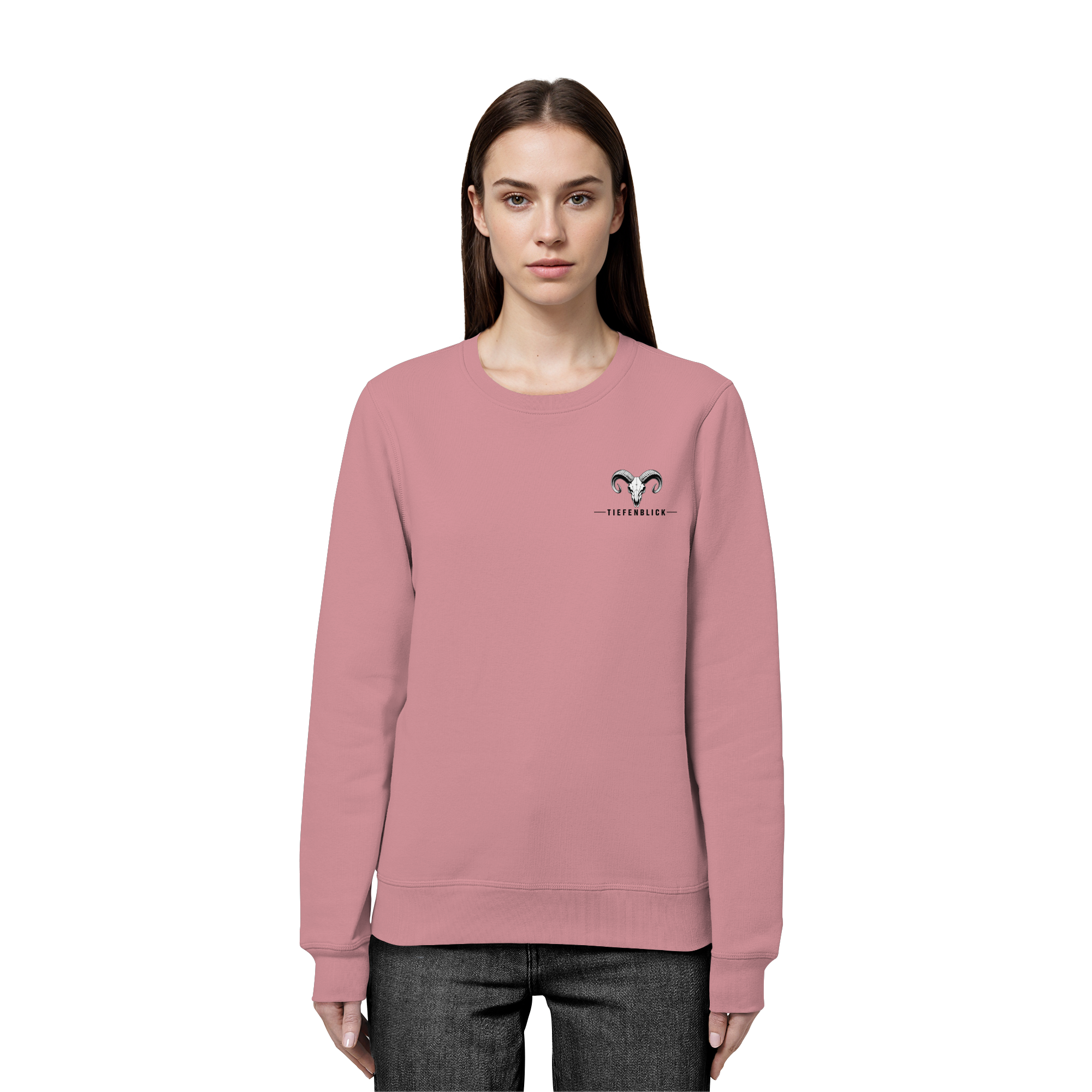 Tiefenblick Wandern Herz - Organic Basic Unisex Sweatshirt