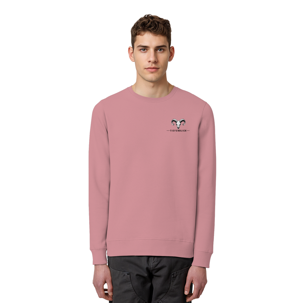 Tiefenblick Wandern Herz - Organic Basic Unisex Sweatshirt