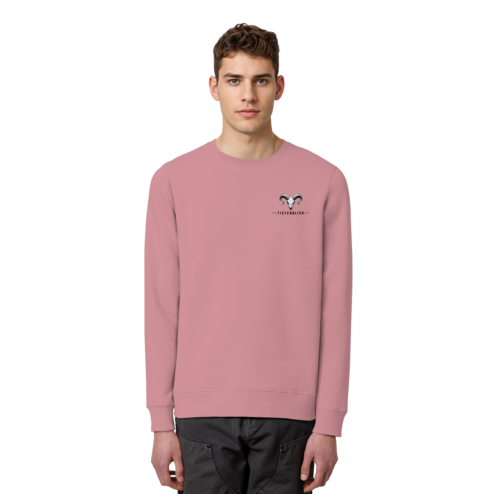 Tiefenblick Wandern Herz - Organic Basic Unisex Sweatshirt
