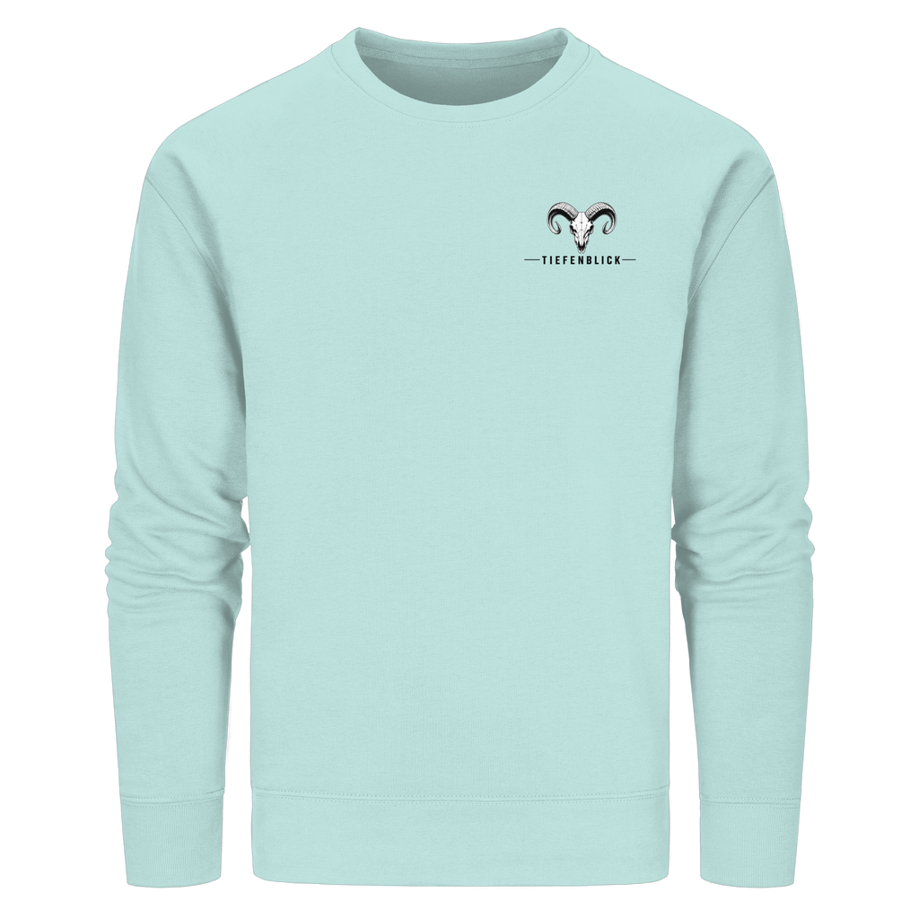 Tiefenblick Wandern Herz - Organic Basic Unisex Sweatshirt