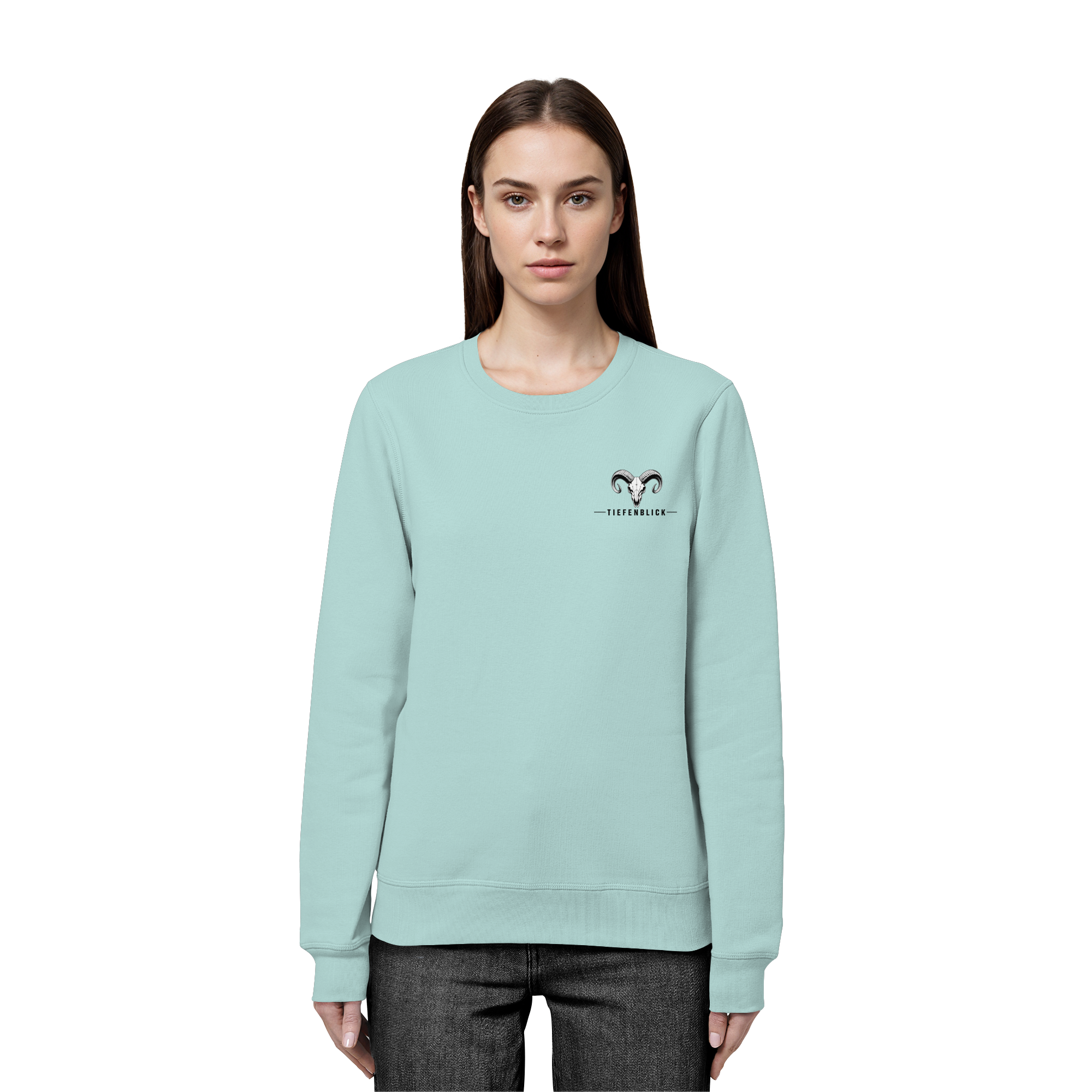 Tiefenblick Wandern Herz - Organic Basic Unisex Sweatshirt