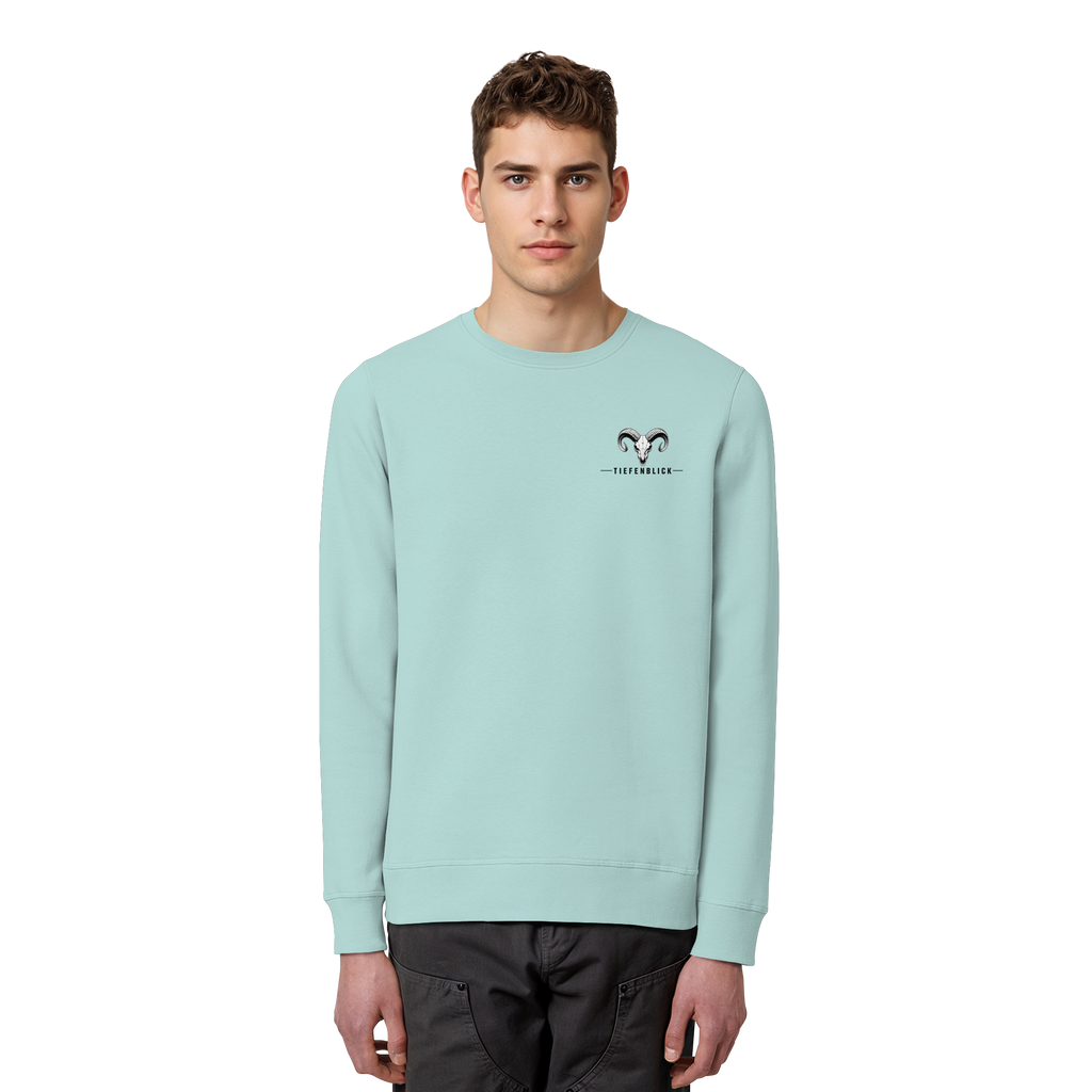 Tiefenblick Wandern Herz - Organic Basic Unisex Sweatshirt